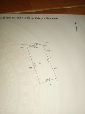 2. Bán đất mặt tiền đường đá xanh 7m