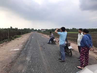 3. Bán đất mặt tiền đường nhựa, gần ngã 3 Ông Tỵ - Đức Huệ