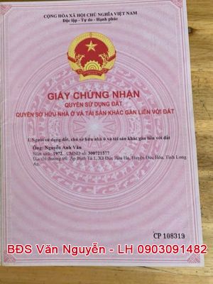 2. Đất vườn, Thạnh Lợi, Bến Lức